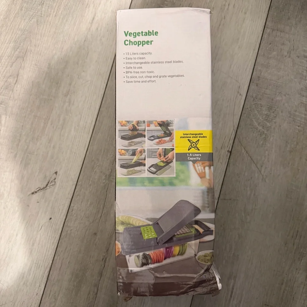 Multi‎ Picador de Verduras - Gray and Green Vegetable Chopper